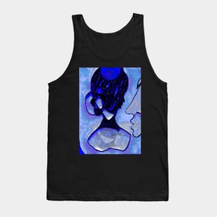 Perfume Botticelli in Black and Blue Tank Top